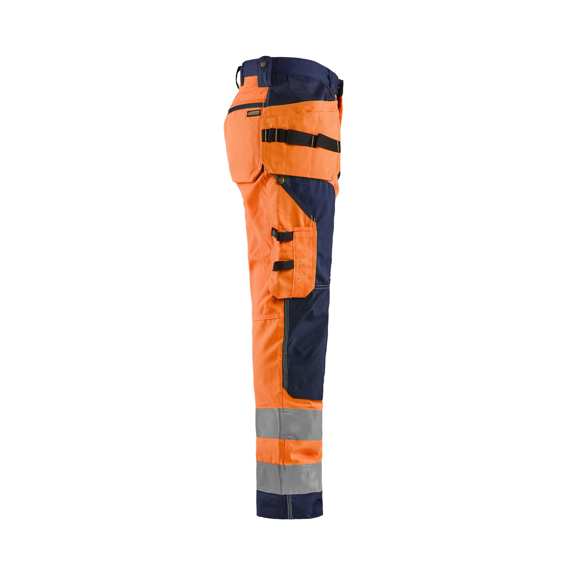 BLAKLADER 15681811 | Hi Vis craftsman trousers Hi Vis Reflective Work Trousers Men - Twill Fabric